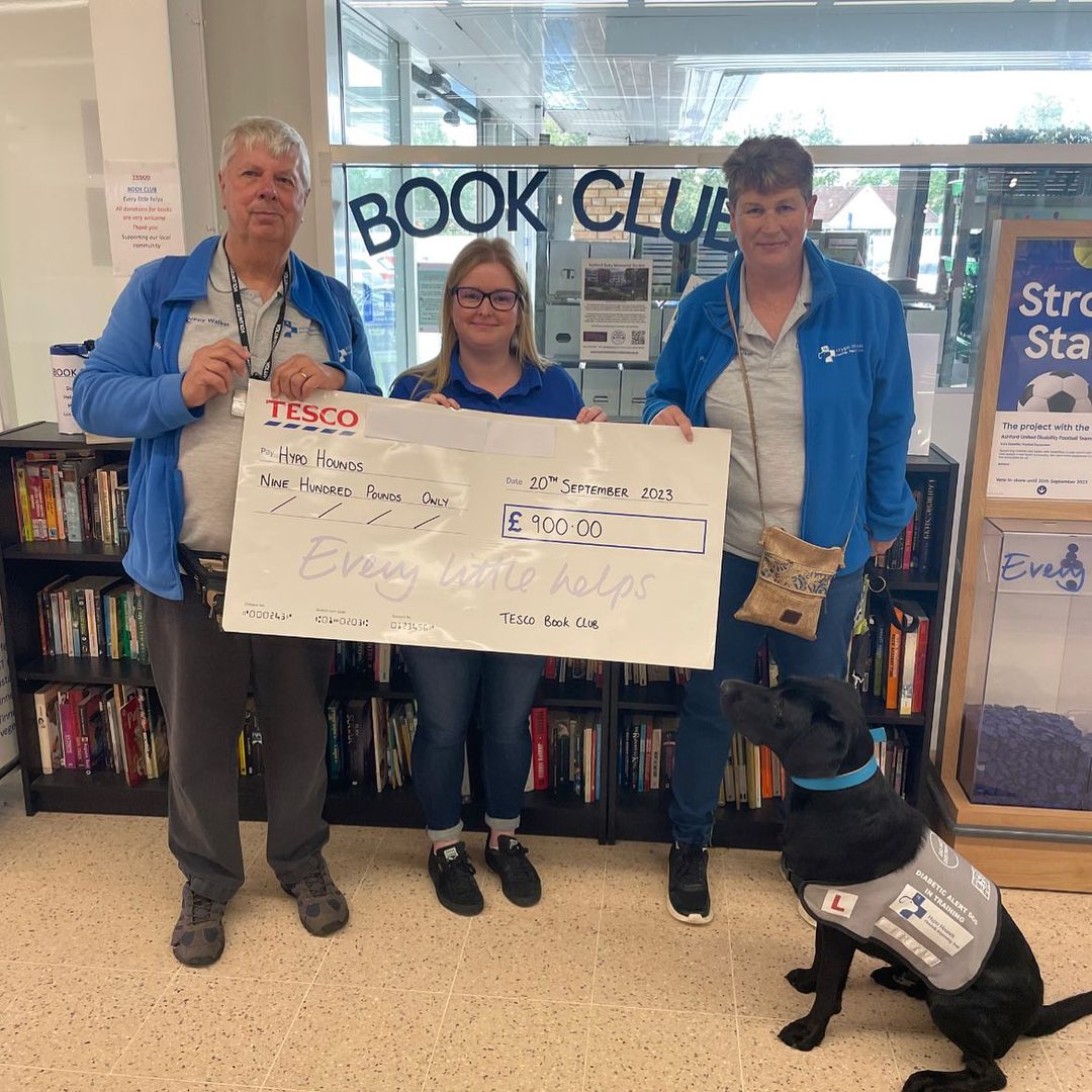 Corporate Donation from Tesco - Team Digby